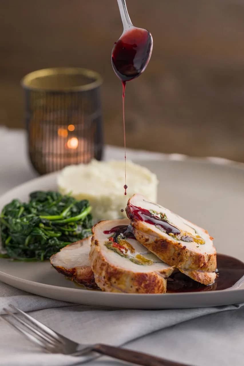 Stuffed Pork Loin by Top Hat Catering